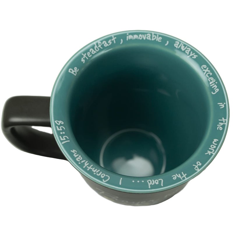 Abbey + CA Gift Abbey Gift Teacher Ceramic Mug & Coaster Set Mug, 2 Piece, Gray - Image 3